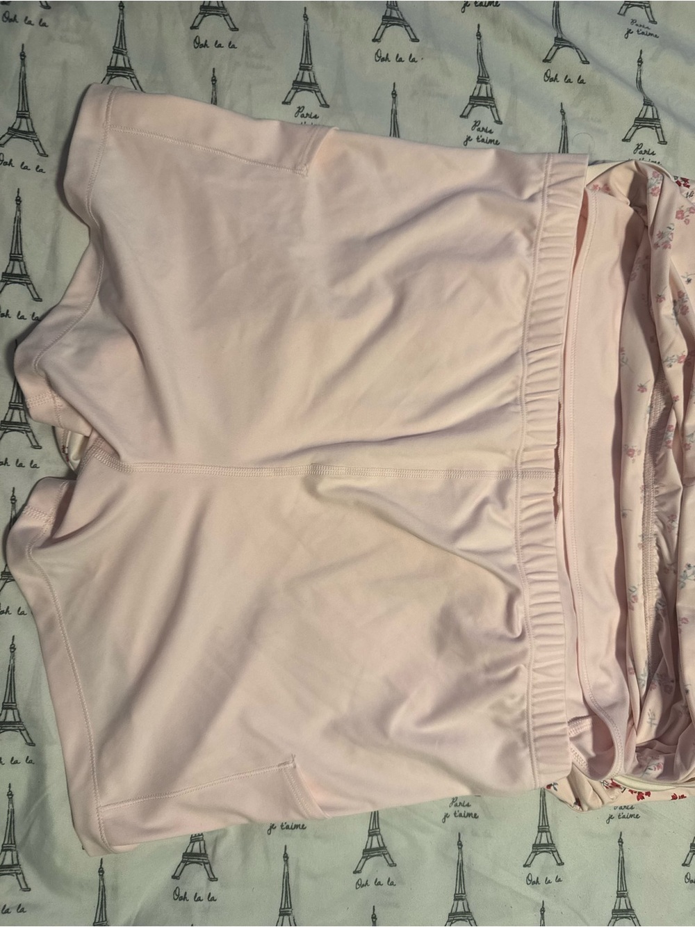 all in motion Light Pink Floral Tank Top with Crisscross Back - Picture 8 of 10